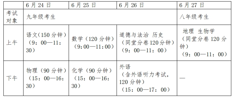 2023—2024年广西初中学业水平考试(笔试)安排.jpg